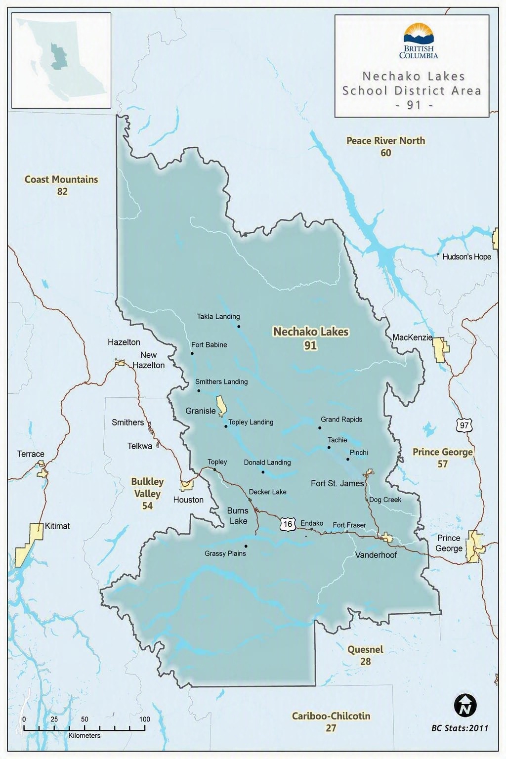 SD91 District Map