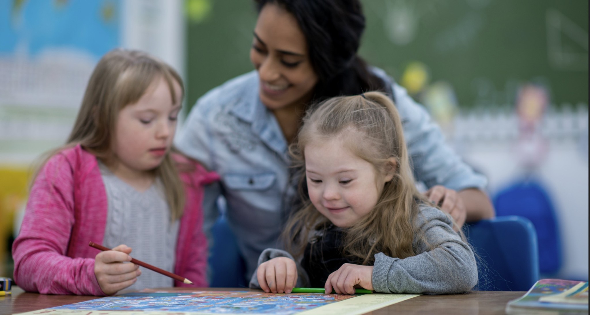 diverse learners with teacher